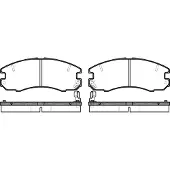 REMSA Jarrupalat Etu, PCA031604 - Toyota - Camry, Celica gt-four