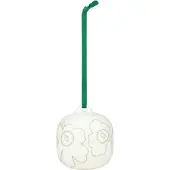 Marimekko Piirto Unikko koriste, valkoinen/vihreä