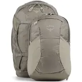 Osprey Fairview 55 -vaellusrinkka (naiset) - Sawdust/Olive Tan