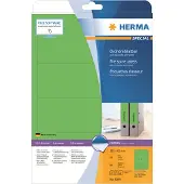 Herma 5099, Vihreä, Pyöristetty suorakulmio, Kiinteä, Paperi, Matta, Laser/Inkjet