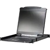 Aten – 19" KVM-console with 19" LCD-screen, 1U, Nordic (CL3000N-ATA-DNG)