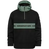 Horsefeathers Gordie Anorakki black / iceberg green Koko S