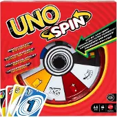 Uno Games Uno Spin Card Game For Kid, Adult & Family Nights, Classic Play With Spinner - Multi/patterned - ONE SIZE