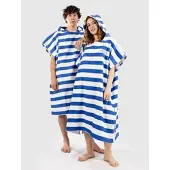 Blue Tomato Terry Stripes Surf Poncho white / blue Koko Uni