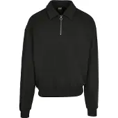 Urban Classics Collegepaita 'Collar Crew' musta