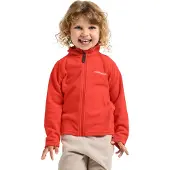 Didriksons Monte Kids' Full-Zip - Red - 110