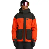 Volcom Men's Kleveland Jacket Orange Shock Laskettelutakit vuorettomat S