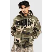 Empyre Leg Cramp Vetoketjullinen huppari camo green Koko S
