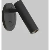ACB Atria LED-seinävalaisin 3W 3000K 11cm musta