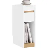 SoBuy yöpöytä FBT163-WN, luonnonpuu