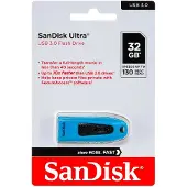 SanDisk – Ultra 32GB USB Flash USB 3.0 100MBs Blue (SDCZ48-032G-U46B)