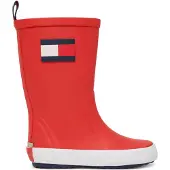 Tommy Hilfiger Flag Rain Boot Black - Red - 25/15.5CM