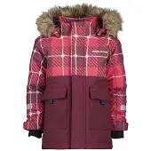 Didriksons Polarbjörn Parka-takki Rusty Wine 120 cm Punainen 120 cm Pojat, Tytöt