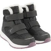 Viking Equip Glitter 2V WP Talvikengät, Charcoal/Dusty Pink, 23