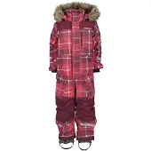 Didriksons Polarbjörnen Winter Coveralls in Rusty Wine 90 cm Punainen 90 cm Pojat, Tytöt