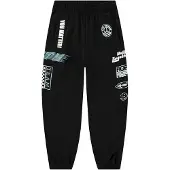 Molo Allen Soft Pants Messages 98 cm Musta 98 cm Pojat, Tytöt