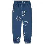 Molo Allen Soft Pants Big Smiles Blue 110 cm Laivastonsininen 110 cm Pojat