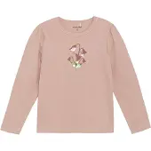 Minymo Pitkähihainen T-paita Misty Rose 122 cm 122 cm Tytöt