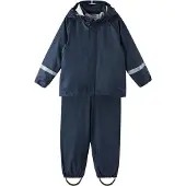 Reima Kids' Shell Rain Outfit Tihku Navy Sadesetit Navy 6980 110