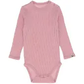 Gullkorn Liituvilla Bodysuit Violetti Vaaleanpunainen 98 cm Vaaleanpunainen 98 cm Pojat, Tytöt