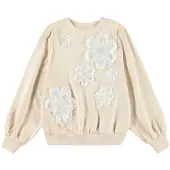 Molo Mary Sweatshirt Brazilian Sand 110 cm Beige 110 cm Tytöt