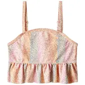 Wheat Lærke Bikini Rainbow Flowers 104cm Vaaleanpunainen 104 cm Tytöt