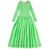 Molo Cibelle Long-Sleeved Dress Green Vibes 146/152 cm Vihreä 146/152 cm Tytöt