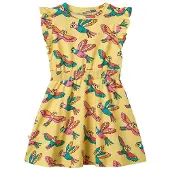 Smafolk Parrots Hihaton Mekko Custard 1-2 Y Keltainen 1-2 vuotta Tytöt