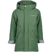 Didriksons Tundran Parka Pine Green 130 cm Vihreä 130 cm Pojat, Tytöt