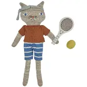 Oyoy MINI Polly Cat Tennis Doll - Multi/patterned - 32.5X18.3X5.3CM
