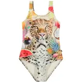 Molo Nika-uimapuku Fruity Leo 86 cm Beige 86 cm Pojat, Tytöt