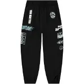 Molo Allen Soft Pants Messages 92 cm Musta 92 cm Pojat, Tytöt