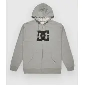 Dc-shoes Star Vetoketjullinen huppari heather grey Koko S