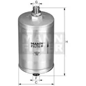 MANN-FILTER Polttoainesuodatin WK 5020 x KIT