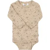 Joha Villasta Valmistettu Pitkähihainen Body Beige Beige-60 cm Beige 60 cm Tytöt