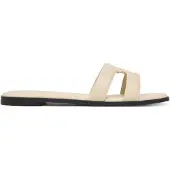 Tommy Hilfiger Th Logo Strap Mule - Cream - 39