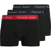 Jack & Jones Bokserishortsit 'JACNORREBRO' tummansininen / punainen / musta
