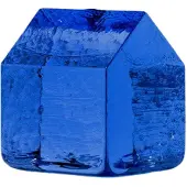 Kosta Boda Kosta talo Musta, 7,5 cm