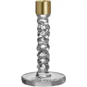 Orrefors - Carat Kynttilänjalka 18,3 cm Kulta