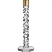 Orrefors - Carat Kynttilänjalka 29,7 cm Kulta