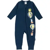 Muumi Flygtur Pyjamas Mblå 68 - Navy - 80