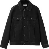 Mango KIDS Välikausitakki 'John' musta denim