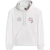 Tommy Hilfiger Tjm Rlx Dna Play Hoodie - White - M