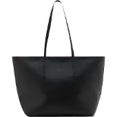Mango Shopper Bag With Double Handle - Black - ONE SIZE