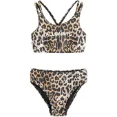 SmALLSAINTS Bikini vaaleanruskea / musta / valkoinen