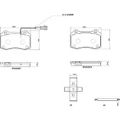 Brembo Jarrupalasarja (4kpl), levyjarru P 48 006