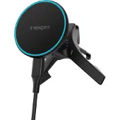 Spigen EV15MAQ Essential MagSafe/Qi2 autoteline langaton lataus 15W - Musta