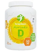 Raw Organic Terveyskaista Aurinko D 50ug 200kaps oliiviöljy