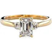 Festive Megan Emerald 0.74 ct timanttisormus 14-745-074-KK-LABGVS1