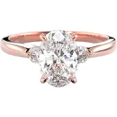 Festive Megan Oval 1.14 ct timanttisormus 14-753-114-PK-HSI1